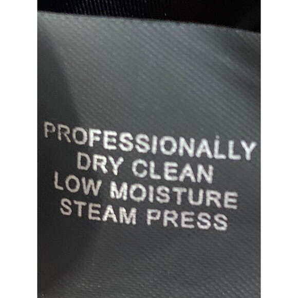 London Fog XL Women Black Wool Peacoat 7994 Button Coat Pockets Raglan A-line - Picture 4 of 12